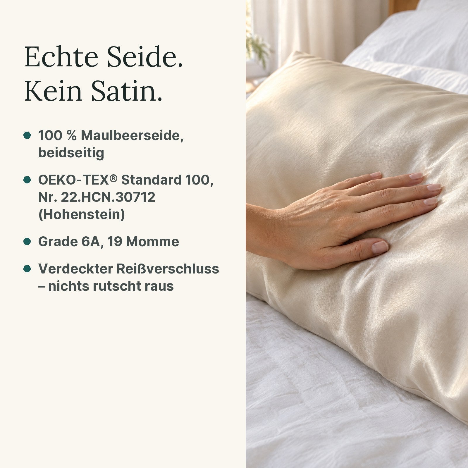Seide oder Satin Kissenbezug: Was ist besser? Unterschied erklärt – Miromee Care
